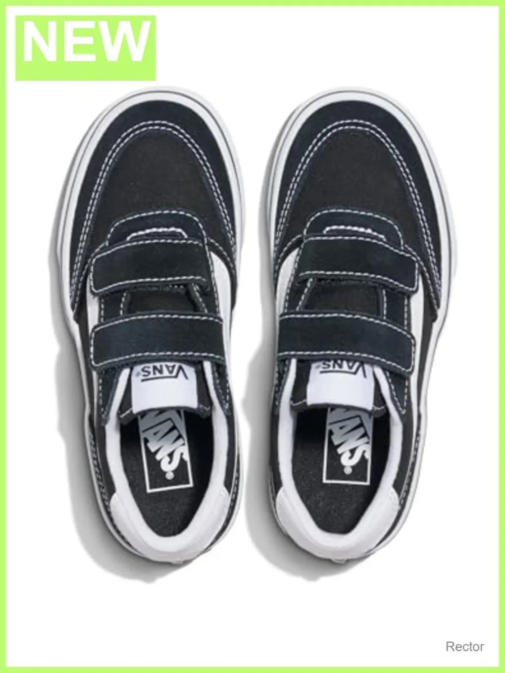 Vans Brooklyn LS V Low Top Sneakers Hook and Loop Skate Shoes